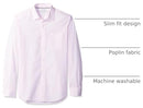 AMAZON ESSENTIALS SLIM FIT CASUAL POPLIN BUTTON SHIRT - SIZE: MEN XL - PINK - Like New