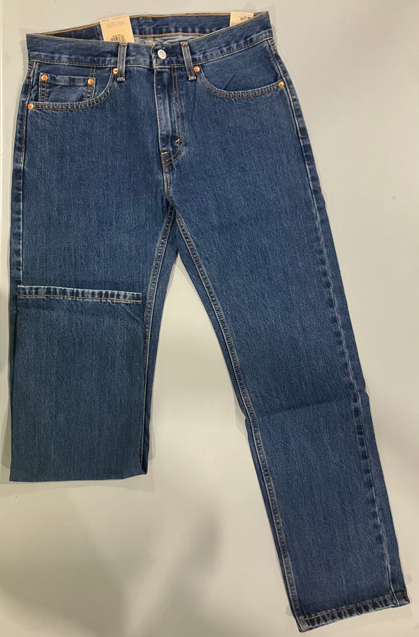 LEVI'S W32/L32 MEN'S 505 REGULAR FIT JEANS - COBALT DENIM - Brand New