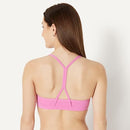 AEWM72261S25 AMAZON ESSENTIALS WOMEN'S YOGA BRA X-LARGE - FLAMINGO PINK - Brand New