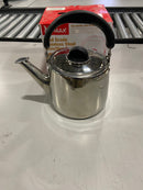 M-MAX FOOD GRADE STAINLESS STEEL WHISTLING KETTLE, 3L - STAINLESS STEEL - Like New