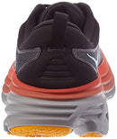 11232020 HOKA BONDI 8 RUNNING SHOE MENS ANTHRACITECASTLEROCK SIZE 8 - Like New