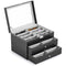 CO-Z 24 COMPARTMENT SUNGLASSES ORGANIZER - BLACK - Like New