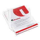 UNIVERSAL TOP-LOAD POLY SHEET PROTECTORS UNITIZED 21130-100 - CLEAR - Brand New