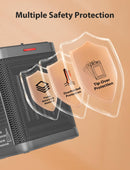 Pereysi Small Space Heater, 1500W/900W PTC Ceramic Space Heater PTC-SH002 - GRAY - Like New