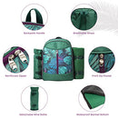 Insulated Picnic Backpack | Portable Picnic Bag | Complete Cutlery | (Green) - Brand New