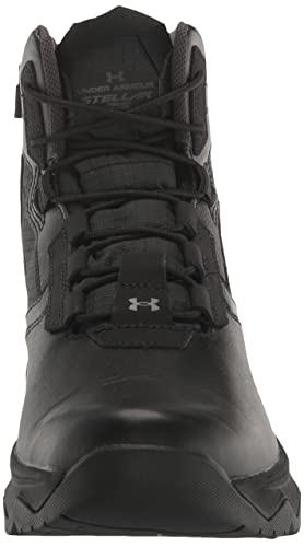 Under Armour Men's Stellar G2 6" Side Zip Boot Black Pitch Gray - Size 10 - Like New