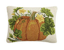 Peking Handicraft 31ML436C20OB Fall Pumpkin Hook Pillow 20" Length, Cotton Wool - Brand New