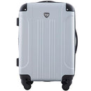 TRAVELERS CLUB CHICAGO HARDSIDE EXPANDABLE SPINNER LUGGAGE 22" - SILVER - Like New