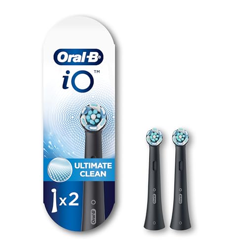 Oral-B iO Series Ultimate Clean Electric Toothbrush Replacement, 2 count - Black - Brand New