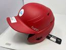 TUCCI SCHUTT TUCCI XR1 AIR BASEBALL BATTER'S HELMET SENIOR OSFM - MATTE RED - Like New