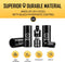 BOEN 1/2" Drive Metric Deep Impact Socket Set, 20x 10mm-24mm, Extension - Black - Like New