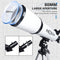 HEXEUM Telescope 80mm Aperture 600mm Astronomical Portable Refracting - WHITE Like New