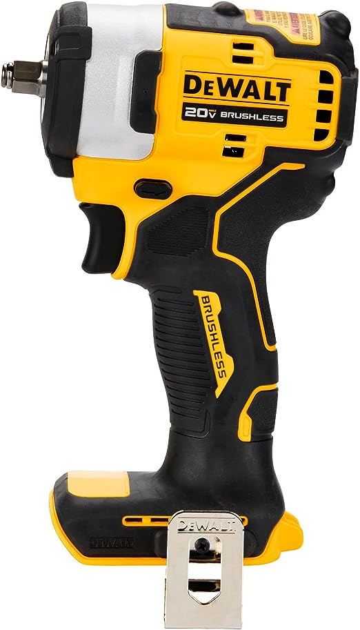 DEWALT 20V MAX CORDLESS BRUSHLESS 3/8" IMPACT WRENCH TOOL ONLY DCF913B - Yellow Like New