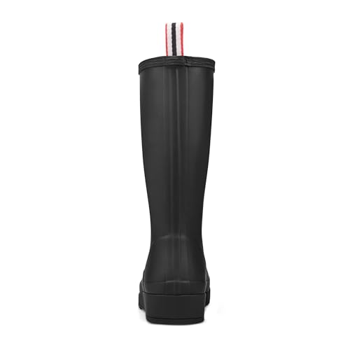 WFT2007RMA Hunter Women's Play Tall Rain Boot Black Size 9 - Like New