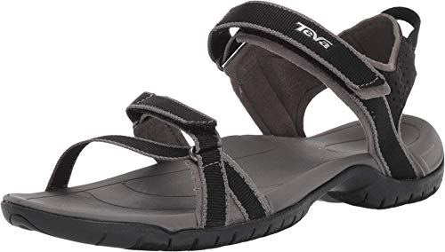 1006263 TEVA WOMEN'S VERRA SANDAL BLACK/GRAY SIZE WOMAN 6 - Like New