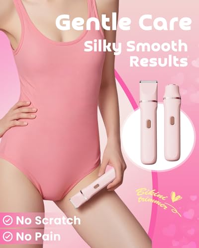 DOVETY BIKINI TRIMMER FOR WOMEN - PINK - Like New