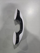 HELPING HANDLE BATHROOM SAFETY EASY TO GRIP HANDLE - WHITE/BLACK - Like New