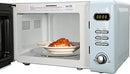EMERSON RETRO COMPACT COUNTERTOP MICROWAVE OVEN BUTTON CONTROL 0.7 MWR7020BL TB - Like New