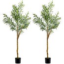 Olive Artificial Silk Tree Faux Potted Silk Tree Large Faux Olive 5FT 2Packs - Brand New