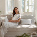 WUUYUEF 12 x 20 Pillow Insert Set of 2 Indoor Throw Pillow, Rectangular - White New