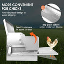 Pedal Feeder 25lbs Galvanized Chicken Feeder - Poultry Feeder B0CL28JC64 Brown - Brand New
