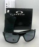 OAKLEY DROP POINT SUNGLASSES POLISHED BLACK FRAME BLACK IRIDIUM LENSES 61-18-132 - Like New