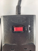 BOTOTEK SURGE PROTECTOR 10 AC OUTLETS 4 USB PORTS 1875W/15A 6 FEET - BLACK - Like New