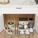 OCG Pull Out Organizer Cabinet Drawers Pull Out Shelves Base Cabinet - Chrome - Brand New