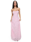 PRINCESS POLLY WOMEN'S SOUTH OF FRANCE MAXI DRESS - SIZE: WOMEN 8 (PINK) - Like New