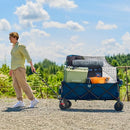 TIMBER RIDGE 51.2" EXTENDED COLLAPSIBLE WAGON 400L TR-21851-1-KRBL - BLUE - Like New