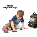 RADIO FLYER UPS DELIVERY TRUCK RIDE-ON: STEEL & PLASTIC PEDAL TOY - BROWN/YELLOW - Like New