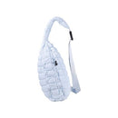 PICKLE O' JOE QUILTED SLING BAG PICKLEBALL BAG - DUSTY GRAY - Brand New