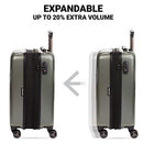 SWISS GEAR SWISSGEAR 7272 ENERGIE EXPANDABLE HARDSIDE LUGGAGE - GUNMETAL - Brand New