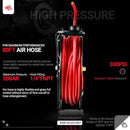 ReelWorks Air Hose Reel Retractable 3/8"x80' Foot Max 300PSI GUR026 - Red/Black - Like New