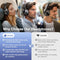 VIBEADIO PRO LEVEL HYBRID ACTIVE NOISE CANCELLING HEADPHONES E11 - BLACK - Like New