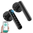 OFFTV FINGERPRINT DOOR LOCK - SMART DOOR KNOB,BIOMETRIC,KEYLESS ENTRY - BLACK - Like New