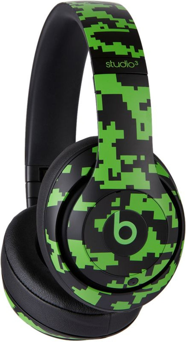 Beats Studio3 Wireless Bluetooth Headphones PSYCHWORLD LIMITED GREEN/BLACK Like New