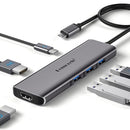 LEMORELE USB C TO DUAL HDMI ADAPTER TC73 PLUS - GRAY - Like New