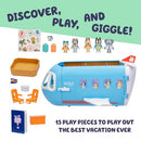 Bluey 3-in-1 Transforming Airplane Toys for Kids Playset, Turns into Resort - Like New