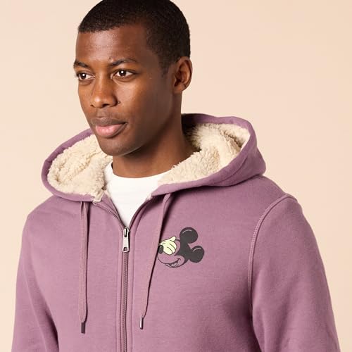 AMAZON ESSENTIALS DISNEY/MARVEL/STAR WARS MEN'S SHERPA-LINEDED HOODIE - SIZE L - Brand New