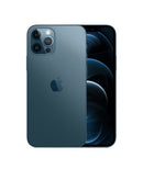 For Parts: Apple iPhone 12 Pro 5G AT&T - 256GB - Pacific Blue PHYSICAL DAMAGE