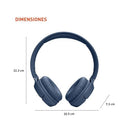 JBL Tune 520BT Wireless On-Ear Headphones Up to 57H Battery Life JBLT520BTBLUAM - Like New