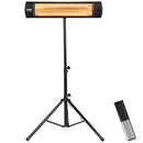 VEVOR INFRARED HEATER, 1500W, 3 SPEEDS & TIMER, 34"L, T13-GR15VDL - BLACK - Like New