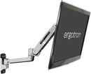 Ergotron LX Sit-Stand Monitor Arm VESA Wall Mount 45-353-026 – Polished Aluminum Like New