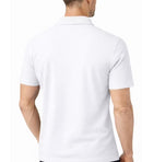 GALAXY BY HARVIC TAILOR MEN'S SHORT SLEEVE KNIT BUTTON DOWN SIZE: XL - WHITE - Like New