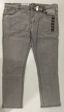 BLU ROCK MEN'S FLEX STRETCH SLIM FIT STRAIGHT JEANS - SIZE: MEN 40X31 - GRAY - Brand New