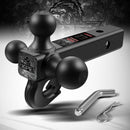 XPE Trailer Hitch Tri Ball Mount with Hook 2" Hitch Receiver XTH-2220-3B - Black - Like New