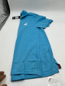 PACIFIC POLO CLUB MEN'S SHORT SLEEVES BUTTONS - SIZE: MEN S - CYAN - Brand New