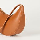 The Drop Women’s Kinsley Cresent Crossbody Bag, Cognac, One Size - Brand New