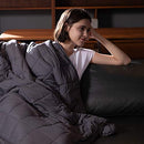 Syrinx Weighted Blanket 20lbs 60''x80'' Dark Grey for Queen Size Breathable - Brand New